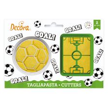 Picture of FOOTBALL COOKIE CUTTER SET X 2